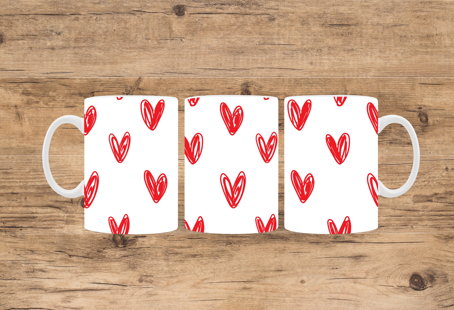 Tasse Blanche St-Valentin