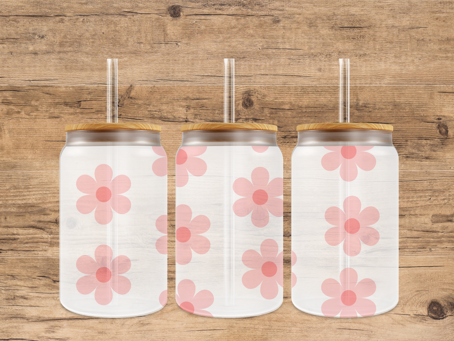 verre givrer rose pale