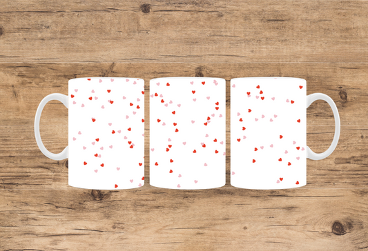 Tasse Blanche St-Valentin