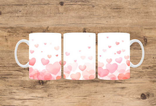 Tasse Blanche St-Valentin
