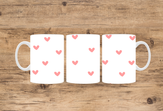 Tasse Blanche St-Valentin