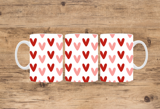 Tasse Blanche St-Valentin