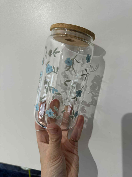 Fleur bleu prêt à partir